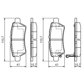 BOSCH Sada brzdových doštiček: 0 986 494 369_thumb7