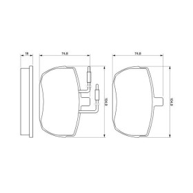 BOSCH Sada brzdových doštiček 0 986 467 590_thumb5