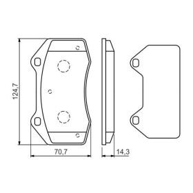 BOSCH Sada brzdových doštiček 0 986 494 551_thumb5