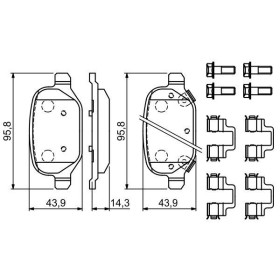 BOSCH Sada brzdových doštiček 0 986 494 935_thumb7