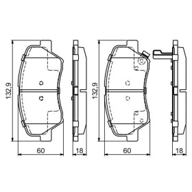 BOSCH Sada brzdových doštiček 0 986 494 691_thumb7