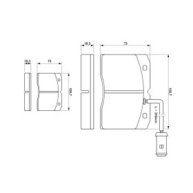 BOSCH Sada brzdových doštiček: 0 986 424 144_thumb5