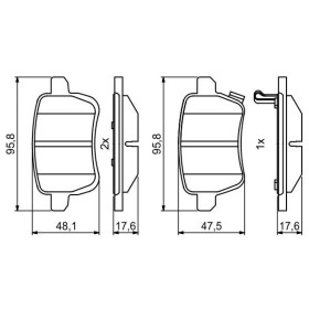 BOSCH Sada brzdových doštiček 0 986 494 802_thumb7