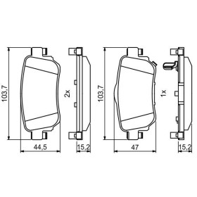 BOSCH Sada brzdových doštiček 0 986 494 816_thumb7