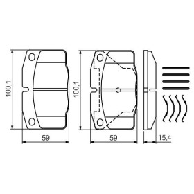 BOSCH Sada brzdových doštiček 0 986 469 390_thumb5