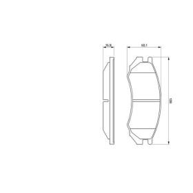 BOSCH Sada brzdových doštiček 0 986 460 981_thumb5