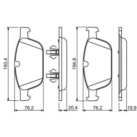 BOSCH Sada brzdových doštiček 0 986 494 305_thumb7