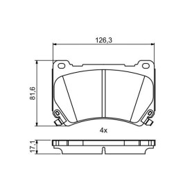 BOSCH Sada brzdových doštiček 0 986 494 781_thumb7