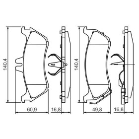 BOSCH Sada brzdových doštiček 0 986 424 708_thumb5