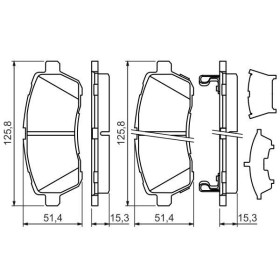 BOSCH Sada brzdových doštiček 0 986 494 321_thumb7