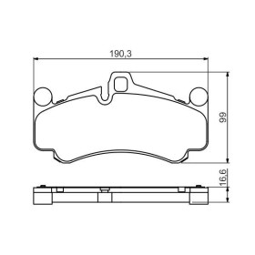 BOSCH Sada brzdových doštiček 0 986 494 709_thumb7