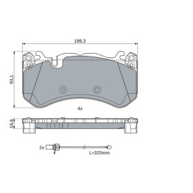 BOSCH Sada brzdových doštiček, kotouč. brzda 0 986 494 973_thumb7