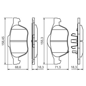 BOSCH Sada brzdových doštiček 0 986 494 485_thumb5