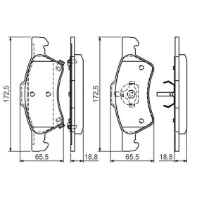 BOSCH Sada brzdových doštiček 0 986 424 765_thumb5