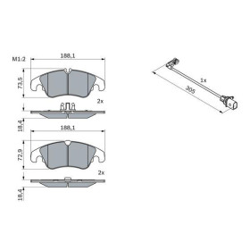 BOSCH Sada brzdových doštiček 0 986 494 259_thumb7