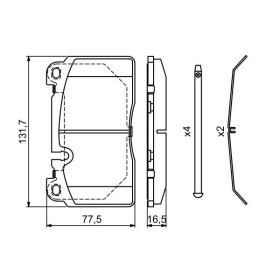 BOSCH Sada brzdových doštiček 0 986 494 694_thumb7