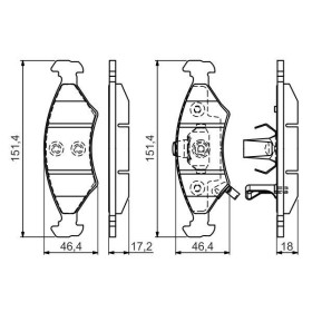 BOSCH Sada brzdových doštiček 0 986 494 547_thumb5