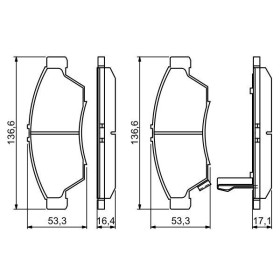 BOSCH Sada brzdových doštiček 0 986 494 238_thumb7