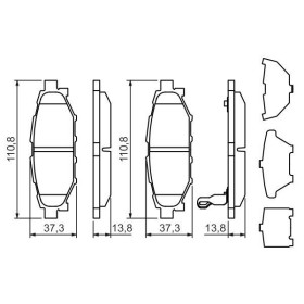 BOSCH Sada brzdových doštiček 0 986 494 444_thumb7