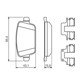 BOSCH Sada brzdových doštiček 0 986 494 639_thumb5