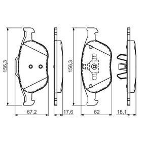 BOSCH Sada brzdových doštiček 0 986 424 701_thumb5