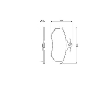 BOSCH Sada brzdových doštiček 0 986 466 698_thumb5