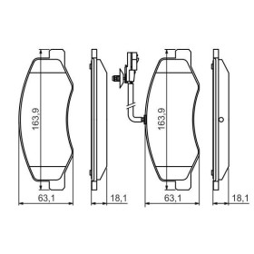 BOSCH Sada brzdových doštiček 0 986 494 499_thumb7