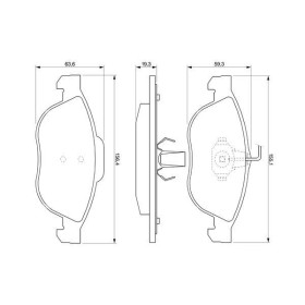 BOSCH Sada brzdových doštiček 0 986 424 507_thumb5