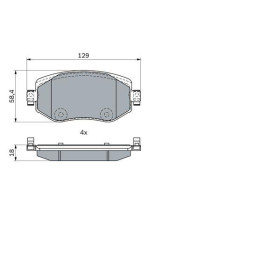 BOSCH Sada brzdových doštiček 0 986 424 386_thumb7