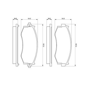 BOSCH Sada brzdových doštiček 0 986 461 121_thumb5