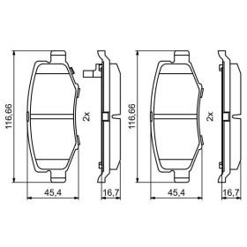 BOSCH Sada brzdových doštiček 0 986 494 706_thumb7