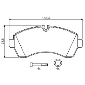 BOSCH Sada brzdových doštiček 0 986 494 194_thumb5