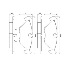 BOSCH Sada brzdových doštiček 0 986 461 766_thumb5