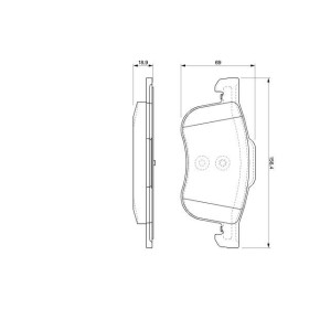 BOSCH Sada brzdových doštiček 0 986 424 540_thumb7