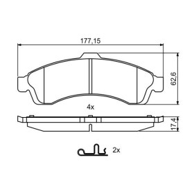 BOSCH Sada brzdových doštiček 0 986 494 854_thumb7