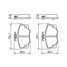 BOSCH Sada brzdových doštiček 0 986 468 380_thumb7