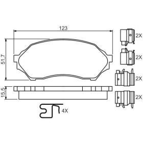 BOSCH Sada brzdových doštiček 0 986 494 616_thumb5