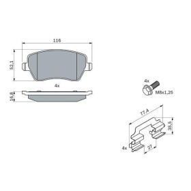 BOSCH Sada brzdových doštiček 0 986 494 592_thumb5