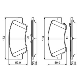 BOSCH Sada brzdových doštiček 0 986 494 712_thumb7