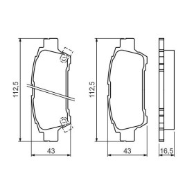 BOSCH Sada brzdových doštiček 0 986 424 762_thumb7