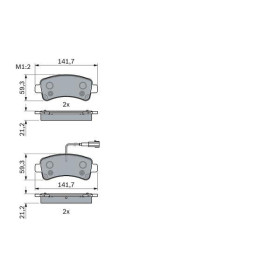 BOSCH Sada brzdových doštiček, kotouč. brzda 0 986 494 765_thumb5