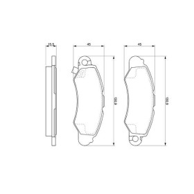 BOSCH Sada brzdových doštiček 0 986 424 804_thumb7