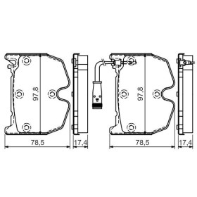 BOSCH Sada brzdových doštiček 0 986 494 364_thumb5