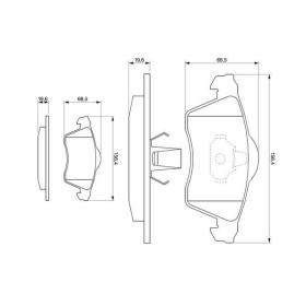 BOSCH Sada brzdových doštiček 0 986 494 008_thumb5