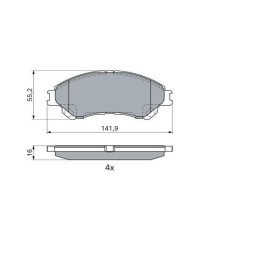 BOSCH Sada brzdových doštiček 0 986 494 936_thumb7