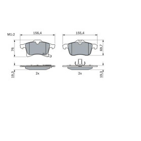 BOSCH Sada brzdových doštiček 0 986 424 707_thumb7