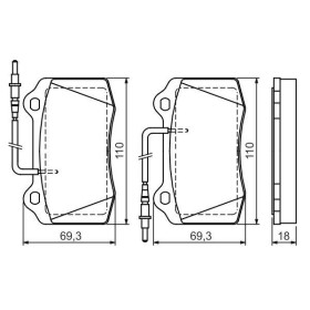 BOSCH Sada brzdových doštiček 0 986 424 658_thumb5