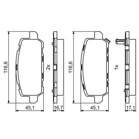 BOSCH Sada brzdových doštiček 0 986 494 838_thumb7