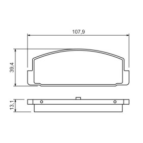 BOSCH Sada brzdových doštiček 0 986 424 295_thumb7