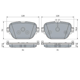 BOSCH Sada brzdových doštiček, kotouč. brzda 0 986 424 439_thumb7